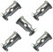 cyclingcolors Serre Câble Frein, 6.8mm x 13.5mm, Lot de 5 Argent 3701260831492