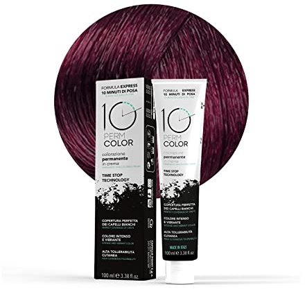 10 Perm, Colorazione a Lunga Durata Express, 7.62 Biondo Rosso Iris | Tinta per Capelli, Copertura Rapida e Omogenea in 10 Minuti, Colore Brillante, Intenso e Luminoso, 100 ml