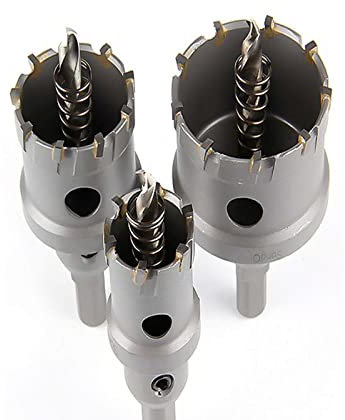 1pc 16-50mm Kernbohrer Edelstahl Lochsäge Hartmetallspitze Bohrer Metallbohren Elektrowerkzeuge,70mm