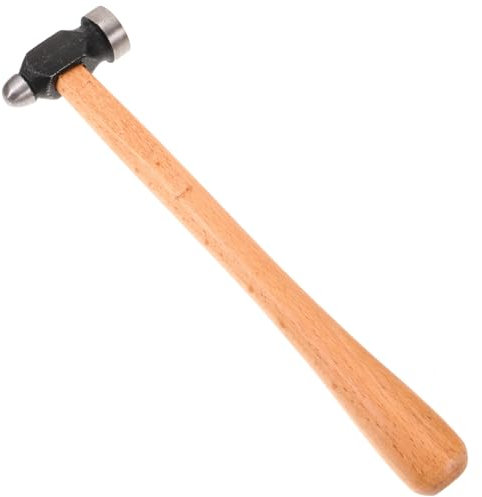 Veemoon Haushaltshämmer Hammer mit rundem Kopf und Holzgriff Möbelmontagehammer Holzhammer craftsman tools craftsman werkzeug Hammer für die Holzbearbeitung Hausinstallationshammer Mini
