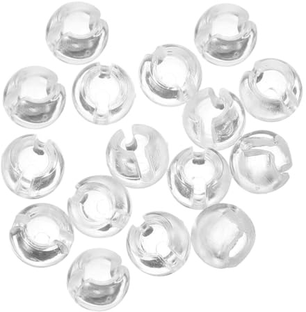 Alipis Tope De Engarce De Cadena con Cuentas Transparente 25 Piezas Ajustables para Persianas Verticales Accesorios De Repuesto para Cortinas De Bolas