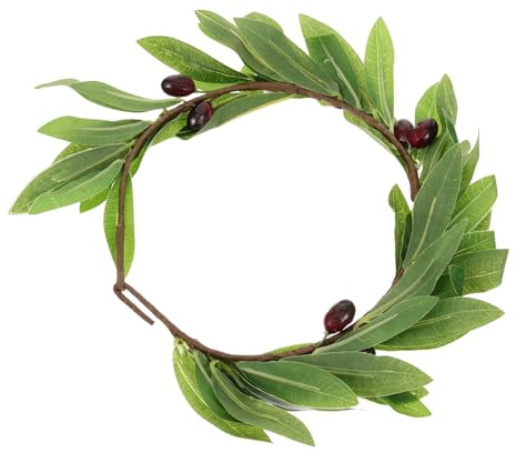 OUNONA Künstlicher Olive Blätter Haarreif Leichtes Stirnband Für Damen Blumenkopfschmuck Für Hochzeit Party Und Fotoshooting