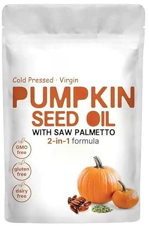 Olio di semi di zucca - Olio vergine puro, favorisce la crescita dei capelli - Non OGM