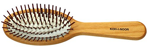 Spazzola Capelli Pneumatica Professionale Ovale Grande In Legno Picchi In Carpino COD 683