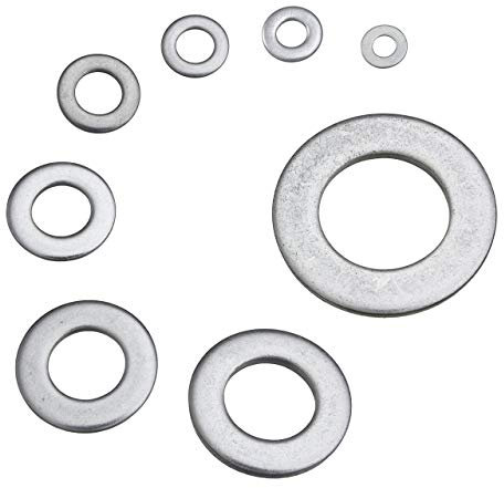 100 Stück M10 (10,5 mm) Unterlegscheiben DIN 125 Edelstahl V2A Beilagscheiben A2 Scheiben