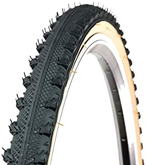 28 Zoll Fahrrad Reifen 37-622 Gravel Cross Retro 28×1 3/8 Mantel Tire braun schwarz
