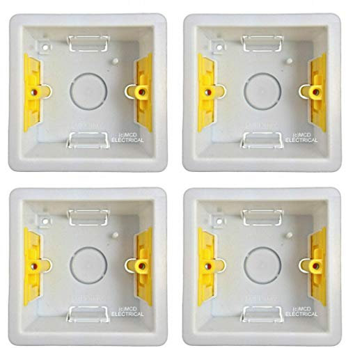 Appleby SB632 Deep Dry LiningFast Fix Boxes Single 1 Gang 47mm Deep (Pack of 4)
