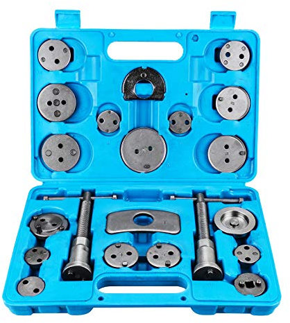 21 Tlg. Universal Bremskolbenrücksteller Set Bremssattel Kolben Wind Zurück Tool Kit Bremse Instandsetzung Werkzeug Satz