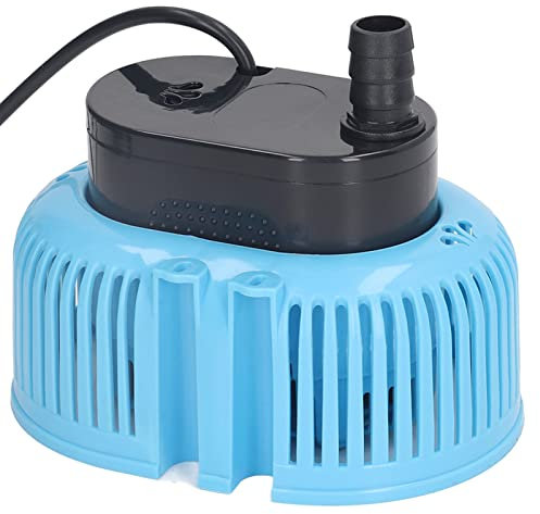 Pompe de Vidange de Couverture de Piscine, Protection contre les Pénuries d'eau à Faible Bruit Pompe de Couverture de Piscine 10,5 M Course Haute Aspiration 75 W pour Petit étang (Prise UE 220V)