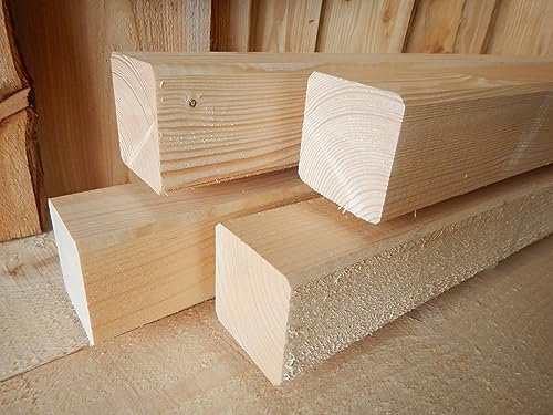 Fichte 10x10cm KVH Nsi gehobelt KANTHOLZ BALKEN SCHALUNG HOLZ BAUHOLZ 180cm LÄNGE (10)