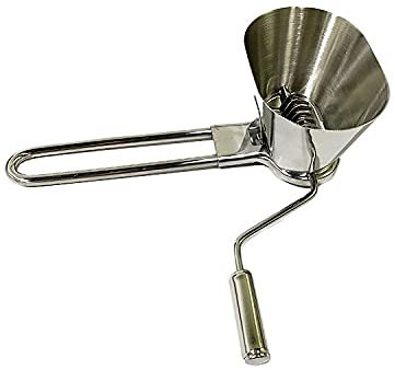 BERO Stainless Steel Rotary herb Grinder, Vegetable Hand Cutter Multifunctional Chopper, herb Chopper condimenter cookware Kitchen Accessories
