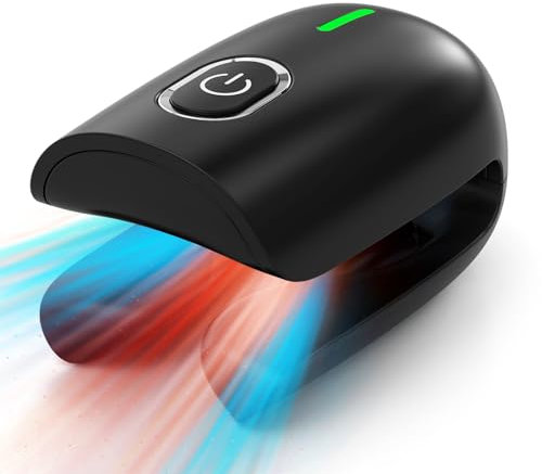 KTS Rechargeable Nail Fungus Treatment Device for Onychomycosis, New Model Highly Effective Red Blue Light & Cold Laser Therapy for Nail Cleaning, Fast & Reliable Light Therapy for Fingernail &Toenail