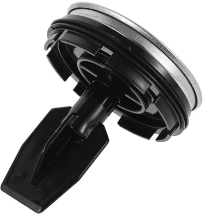 Angoily Bouchon d'Évier Cuisine en Plastique Bouchon Anti-Éclaboussures Bride de Broyeur à Déchets Noire Compatible Éviers 1 Pièce
