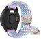 RosMank 20mm Bracelet Tressé Compatible avec Garmin Forerunner 165/Forerunner 165 Music/Vivoactive 5, Bracelet de Rechange en Nylon Tissé pour Garmin Venu Sq 2/Venu Sq 2 Music (Violet)