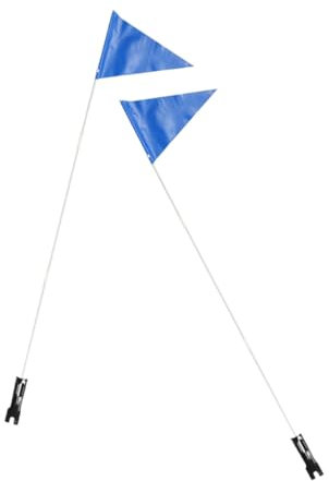 GALPADA 2stücke Teiliges Kinderfahrrad Sicherheitsflagge Mit Robustem Fiberglasstab Leicht Zu Montieren Sichtbar Mountainbikes Scootern Für Schulen Und Straßen Erhöht Schutz Und Für Junge
