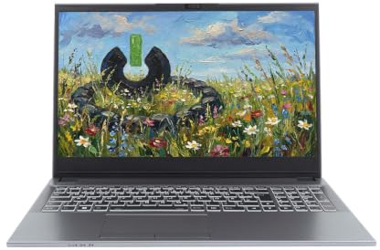 JodaBook C15 Pure | 15,6 FHD | Core i5 1235U | RAM: 16GB | SSD: 4TB | Laptop in Silber/Schwarz | DVD-Brenner | RGB beleuchtete Tastatur | Windows 11 Pro | Rucksack