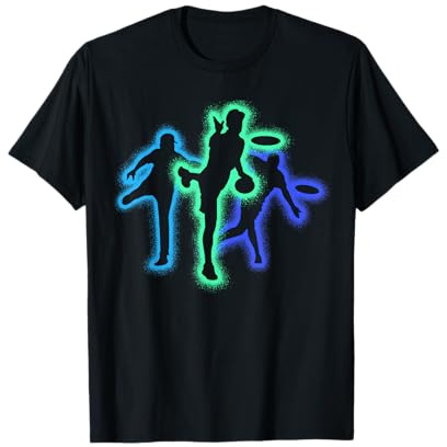 Disc Golf Silhouetten Kinder Männer Jungen Discgolfer T-Shirt