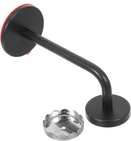 IMIKEYA Portasapone magnetico in acciaio inox scolapiatti autoscaricabile, montaggio senza trapano, per bagno e cucina, design compatto per doccia e piano di lavoro