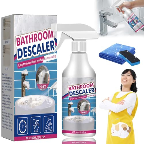 Reiniger FüR HartnäCkige Flecken, 2026 Neuster Bathroom Descaler, Multifunktional Badezimmer Reiniger, Bedroom Descaler, Stubborn Stains Cleaner FüR Glas Kanalisation Toiletten (1PC)