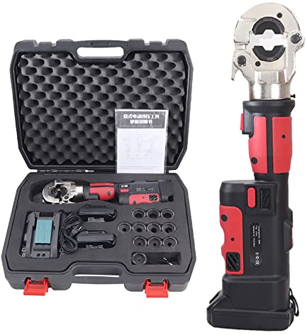 Pinza crimpatrice idraulica elettrica, crimpatrice per capicorda per terminali elettrici, kit di utensili per cavi da 16-300 mm²