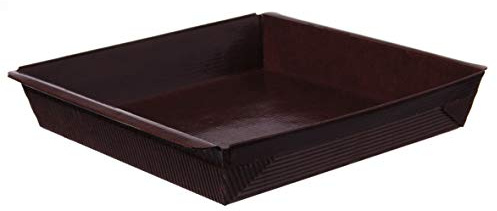 Pro DP 720 Einwegbackformen Papierbackformen Einmal Backform Papier mit Backtrenn Funktion eckig quadratisch 155x155x32mm - Inkl. Verpackungslizenz in D
