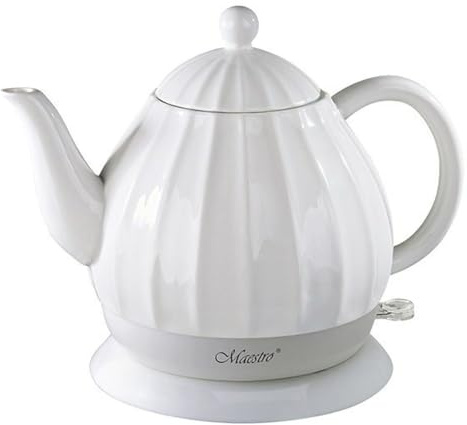 Maestro Kettle Bouilloire en céramique Blanc 1,2 l 1200 W