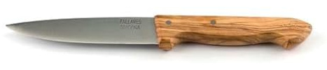 PALLARES SOLSONA - Cuchillo cocina mango olivo INOX PALLARES - 100 mm