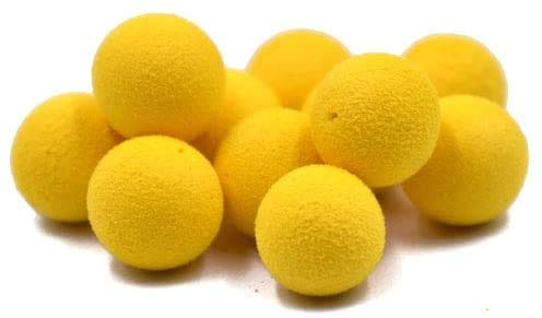 Namvo 1 bo?Te de 30 Boules d'appats de pêche à la Carpe flottantes artificielles avec Perles de ma?s Jaune 8 mm