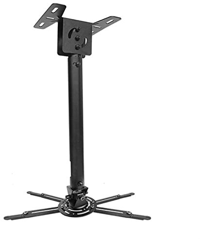 Projector Wall Mount Projector Stand Heavy Duty Wall Mounted Projector Rack Furniture Living Room Bedroom Meeting Room Projector Hanger Black Projector Shelf Projector Hanger