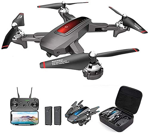 I droni con videocamera Sono per Principianti con videocamera 4K HD FPV Trasmissione in Tempo Reale I droni con videocamera Sono per Principianti Quadricottero Pieghevole con Mantenimento