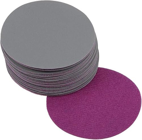 TA-VIGOR Lot de 30 disques de ponçage humides et secs de 75 mm, grain 2000, 7,6 cm, papier abrasif électrostatique en carbure de silicium pour plantation