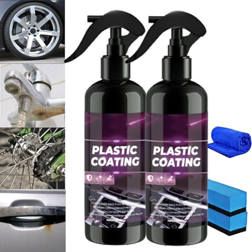 Premium Rust Remover Spray for Cars,Multifunctional Metal Rust Remover,Multi-powerful Automotive Rust Remover,Rust Inhibitor Spray,Iron Remover Spray (2 Pcs)