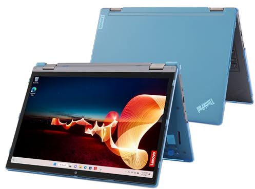 mCover Case Compatible ONLY for 2023-2024 13.3 Lenovo ThinkPad L13 / L13 Yoga Gen 3 / Gen 4 Windows Notebook Computers (NOT Fitting Any Other Lenovo Models) - Aqua