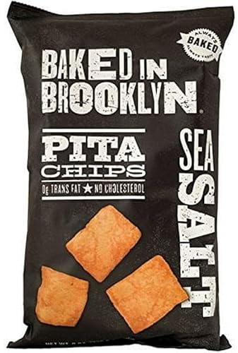 Baked In Brooklyn Sea Salt Pita Chips 2 x 170g