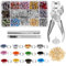 Set di pinze per occhielli professionali con 13 colori, diametro interno 5 mm, 700 occhielli, per fai da te