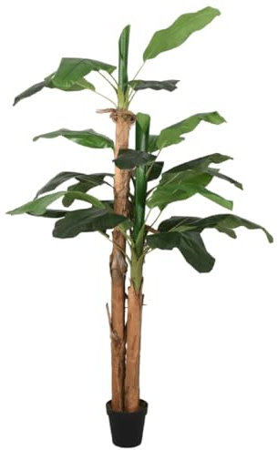 ZEYUAN Bananenbaum Künstlich 18 Blätter 150 cm Grün, Künstliche Pflanzen Deko, Kunstpflanzen Wie Echt, Künstliche Zimmerpflanzen, Pflanzen Deko, Artificial Pflanzen - 359001