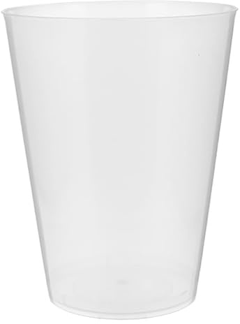 Monouso | 25 Vaso Inyectado Sidra PP 500 ml | Irrompible y Alta Durabilidad | Ideal para Sidra, Refrescos y Eventos