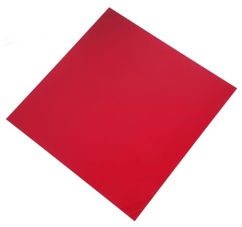 CATIEBYE Acrylique Rouge Translucide Pour Projets Plaques Décoratives Et Affichage Moderne
