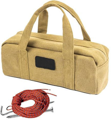 Zeltheringe Aufbewahrungstasche, Outdoor-Zeltheringe Tasche, Zeltstange Heringe Aufbewahrungstasche, wasserdichte Zelthering-Tasche, Campingzubehör-Tasche, Zeltstange Heringe Tasche für Wandern,