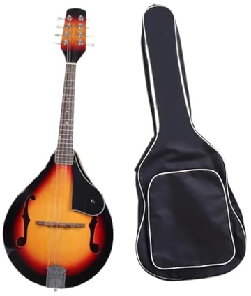 Mandoline Instrument Anfänger-Erwachsenen-Performer-Typ-Mandolinen-Musikinstrument Mit 8 Saiten Und Mandolinen-Gigbag Für Üben Auf Der Konzertbühne