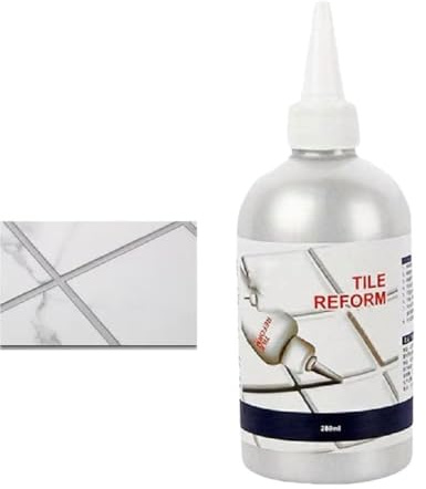 Relleno impermeable para reparación de azulejos, agente de relleno de azulejos de suelo, tubo de lechada blanca, agente, bolígrafo reparador de azulejos, relleno de lechada