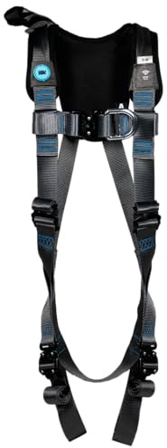 IRUDEK EXPERT 1 PRO S-M – Arnés de seguridad con anillas dorsal y esternal, extensión dorsal, hebillas automáticas K-EASY acero zincado, acolchado RIPSTOP, sistema ANTISLIP, chip NFC Ready, EN 361