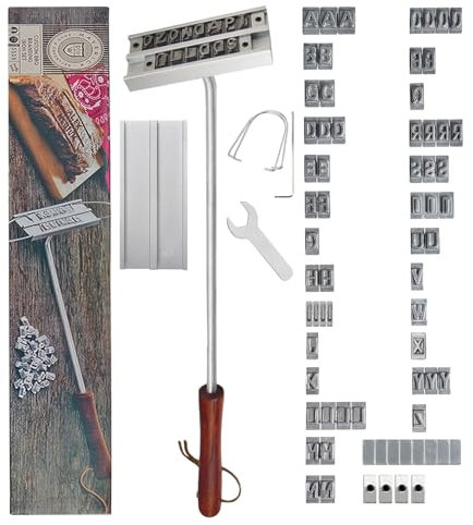 Set di Ferri da Stiro per Barbecue, Utensili per Barbecue Personalizzati con Lettere Intercambiabili per Hamburger di Carne di Pollo, Stampa dei Nomi