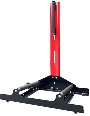 WDJBPSH Felgenständer Gewerblicher Radständer Reifenroller Drehbarer Reifenwaschständer Für Garage/Autowerkstatt Felgenreinigung Keramikbeschichtung Polierhalter(Red)