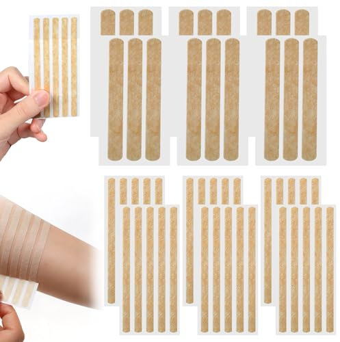 Skin Wound Closure Strips Adhesive Strip Reinforced Wound Closures for Closing Supporting Cuts Suture 2 Sizes - 48 Strips