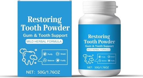 Polvere riparatrice per denti | Agente riparatore per denti a base di erbe | Sbiancante per denti | Rinforzo dello smalto | Pulizia orale