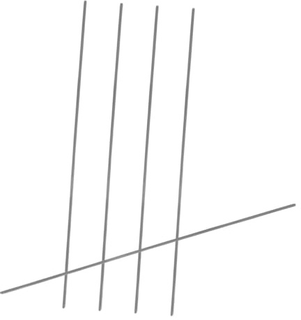 MAGICLULU 5stücke Schmuckdraht Durchmesser Hitzebeständiger Wolframdraht Für Schmuckherstellung Töpferbrennofen-aufhängevorrichtungen Brenndraht Für Hochtemperaturöfen Modellieren Brennen