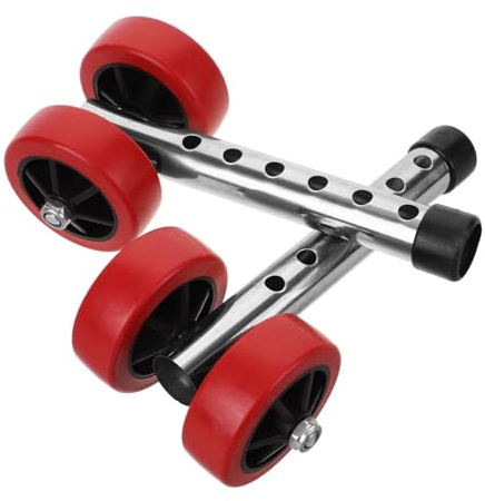 Mikinona Kleine Robuste Vorderräder aus Edelstahl und Gummi für Gehhilfen Reibungslose und Sichere Nutzung Ersatzräder für Indoor Walker Zubehör