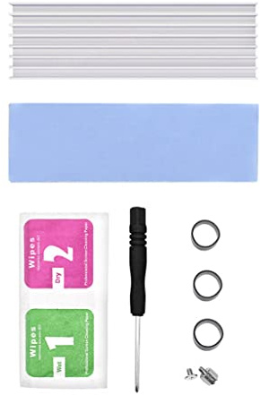 Pour Les De Dissipateur Thermique M.2 SSD Adaptés/PC Coussin Thermique Avec Conductivité 3 6 W Tapis Refroidissement NVMe SSD CPU GPU Ordinateur Portable