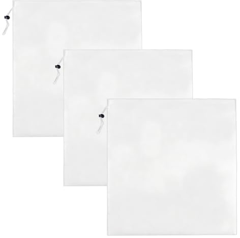 Filtro de Cocina Reutilizables,3 Pcs Bolsas Filtro Malla Fina con Cordón